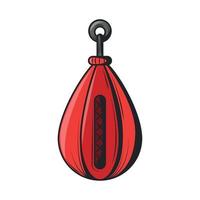 boxing sport bag vector