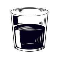 vaso de copa vector