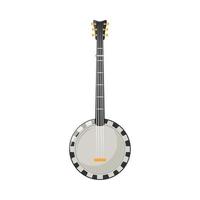 instrumento musical banjo vector