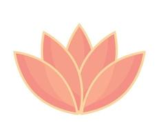 lotus flower icon vector