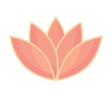 lotus flower icon vector