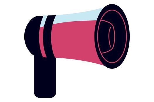 megaphone icon isolated vector