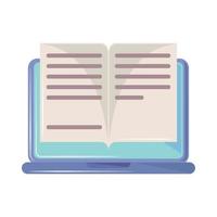 ebook library virtual vector