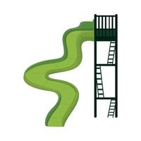 water slide icon vector