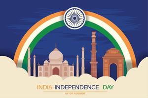 india independence day card vector