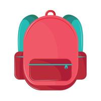 backpack icon isolated vector