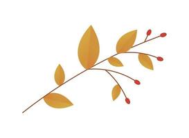 branch and leaves vector