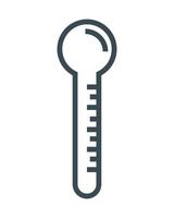 medical thermometer icon vector