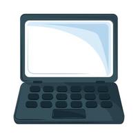 laptop computer icon vector