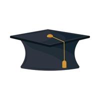 graduation hat icon vector