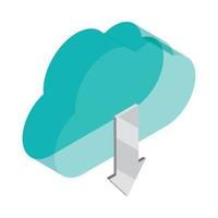 cloud storage technology vector