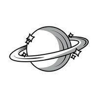 space saturn planet vector