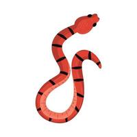 snake on white background vector