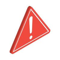 caution security sign vector