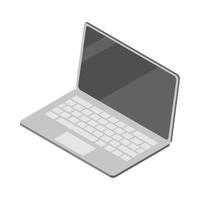 laptop isometric icon vector