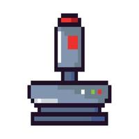 game controller pixel art vector