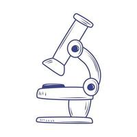 laboratory microscope icon vector