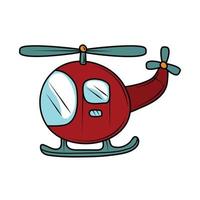 helicopter transport icon vector