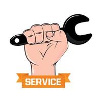technical service repair vector
