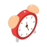 icono de reloj despertador vector