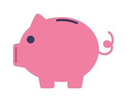 piggy bank cartoon vector