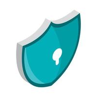 shield security icon vector