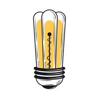 energy efficient light bulb vector