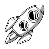 space spacecraft icon vector