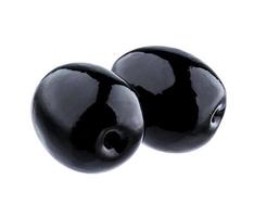 Black olives isolated photo