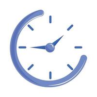 timer on white background vector