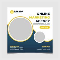 Digital Marketing Socail Media Post Design vector