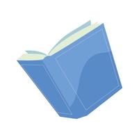 open book and literacy vector