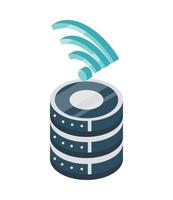 database server wifi vector