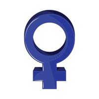 female gender symbol vector