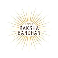 feliz Raksha bandhan vector