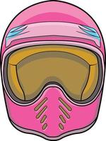 Full Face Helmet vector