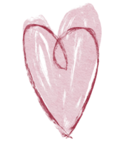 Valentine's Day Hearts hand draw png