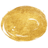 textura de pincel de brilho dourado png