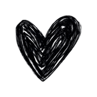 Valentine's Day Hearts hand draw png