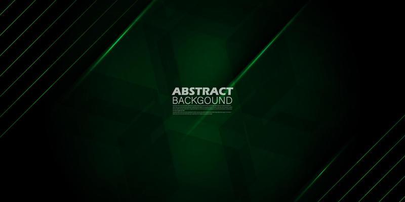 abstract green background with shadows and simple lines. looks 3d with additional light. suitable for posters, brochures, e sports and others. eps10 vector