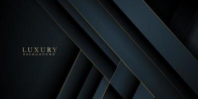 Luxury dark background combine with golden lines and mesh element. Eps10 vector