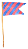 drapeau aquarelle dessin animé png