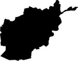 mapa vectorial de asia afganistán estilo minimalista dibujado a mano. vector