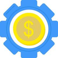 Gears Settings icon vector