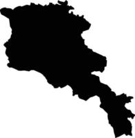 mapa de armenia mapa vectorial. estilo minimalista dibujado a mano. vector