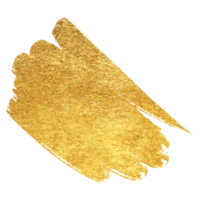 textura de pincel de brilho dourado png