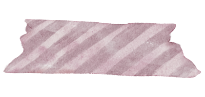 Washi tape watercolor element for decorate png
