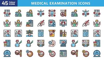 iconos para móviles y web. pictogramas de alta calidad. conjunto de iconos lineales de negocios, médicos, ui y ux, medios, dinero, viajes, etc. vector