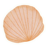 sommeraquarellelementaufkleber png