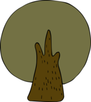 tree cartoon doodle png